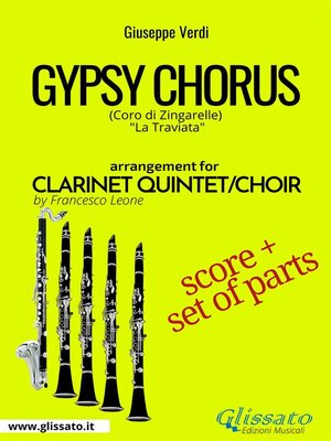 cover image of Gypsy Chorus--Clarinet quintet/choir score & parts